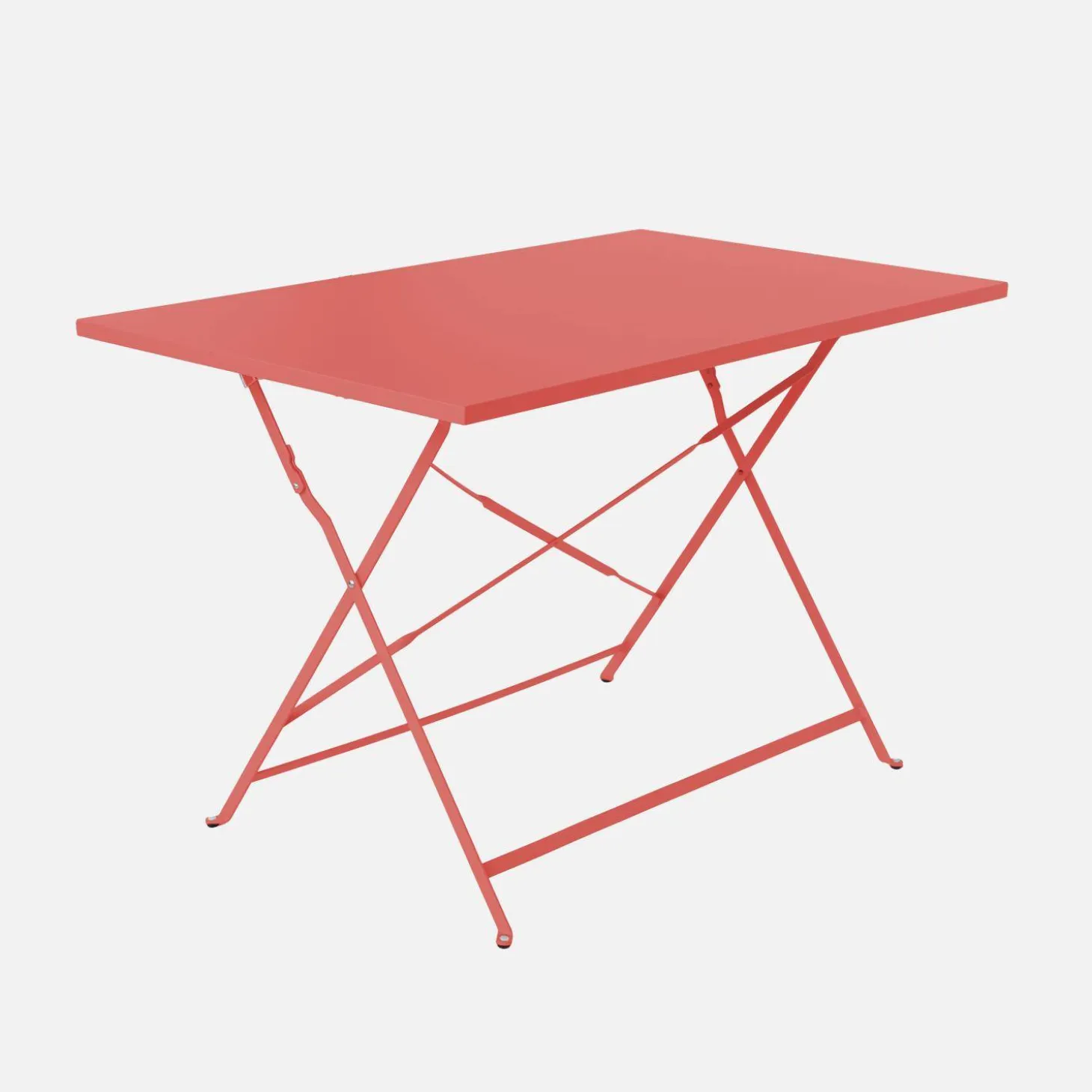 4-seater folding metal bistro garden table