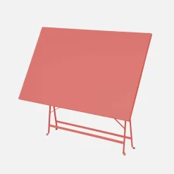 4-seater folding metal bistro garden table