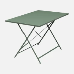 4-seater folding metal bistro garden table