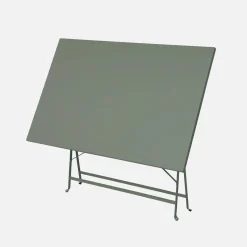 4-seater folding metal bistro garden table