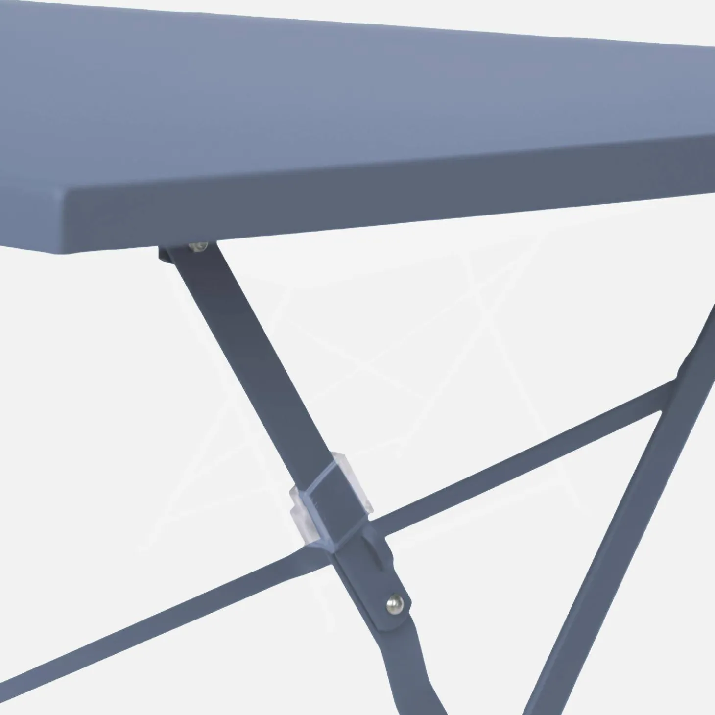 4-seater folding metal bistro garden table