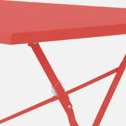 4-seater folding metal bistro garden table