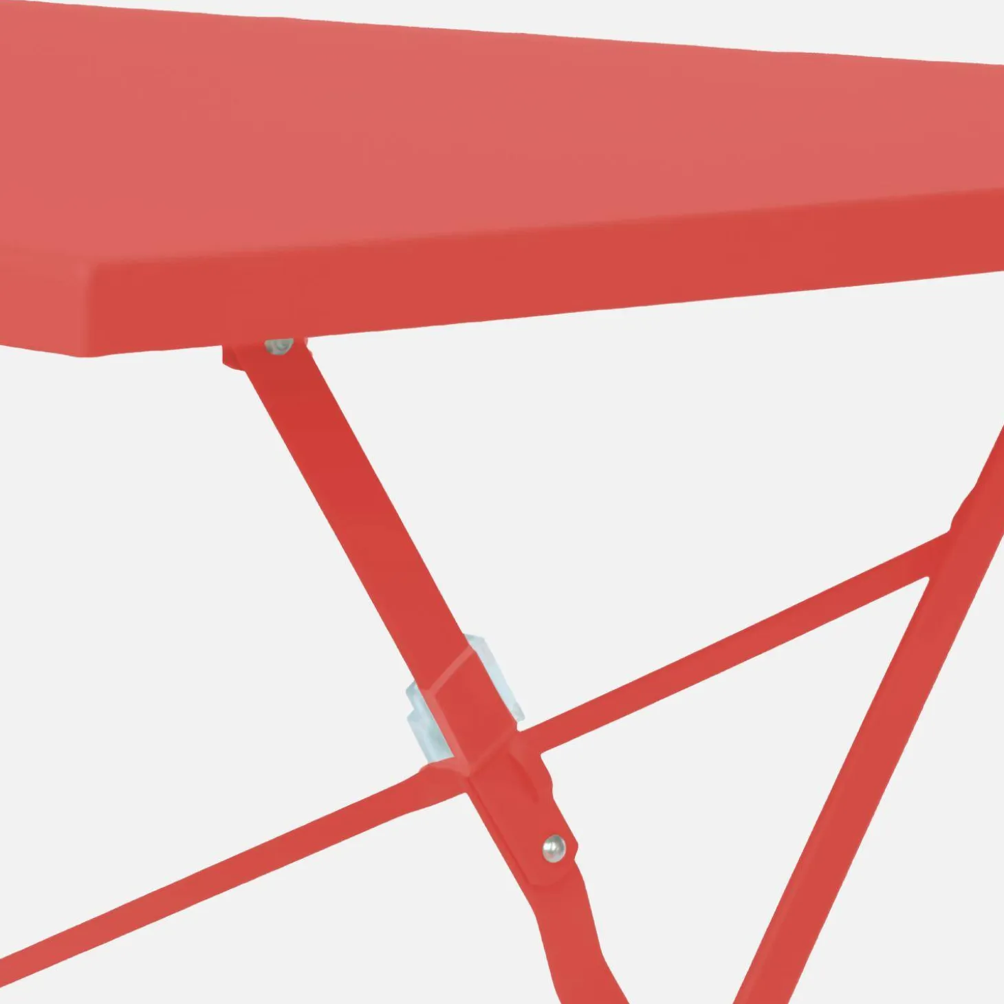 4-seater folding metal bistro garden table