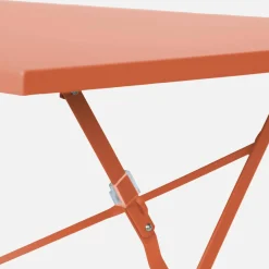 4-seater folding metal bistro garden table
