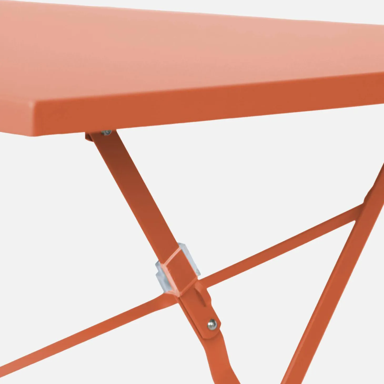 4-seater folding metal bistro garden table