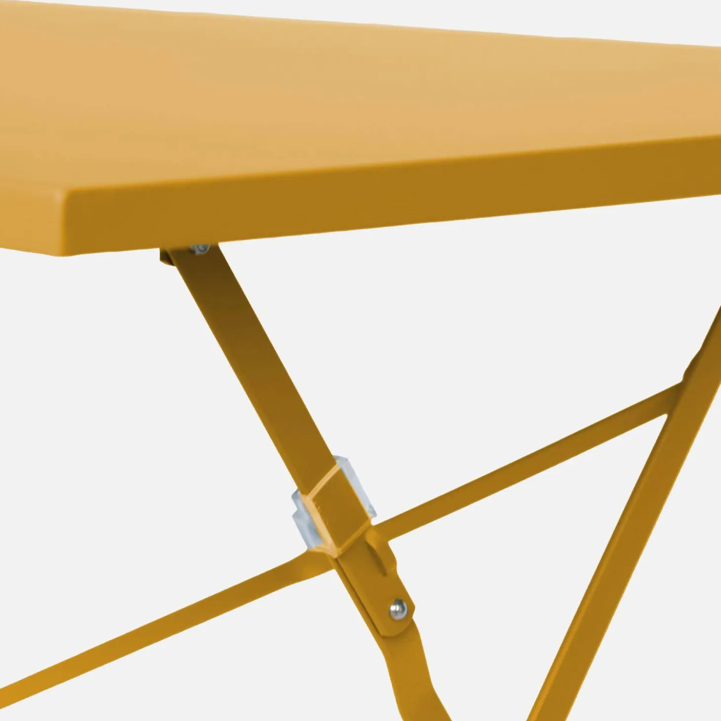 4-seater folding metal bistro garden table