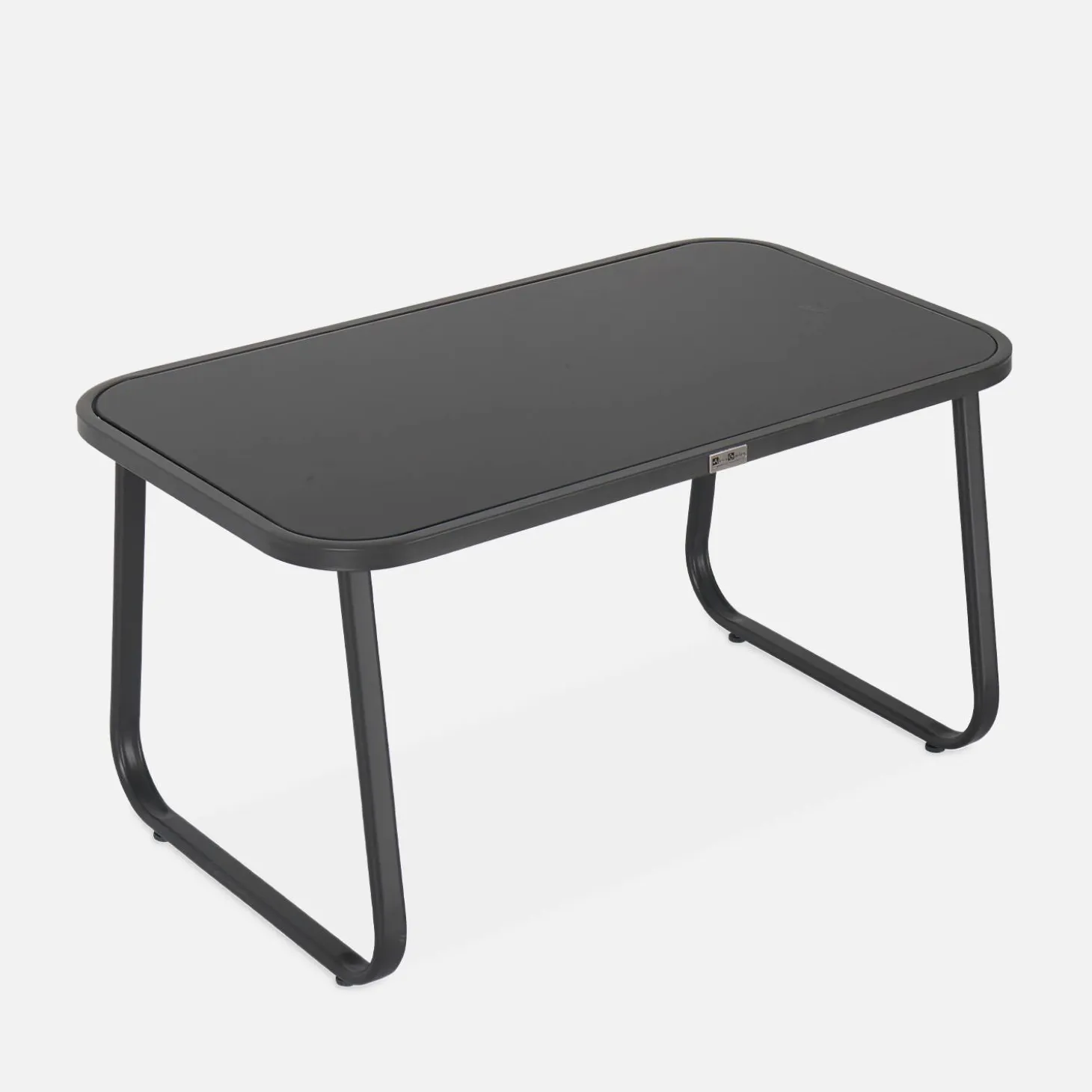4-seater metal garden furniture set
