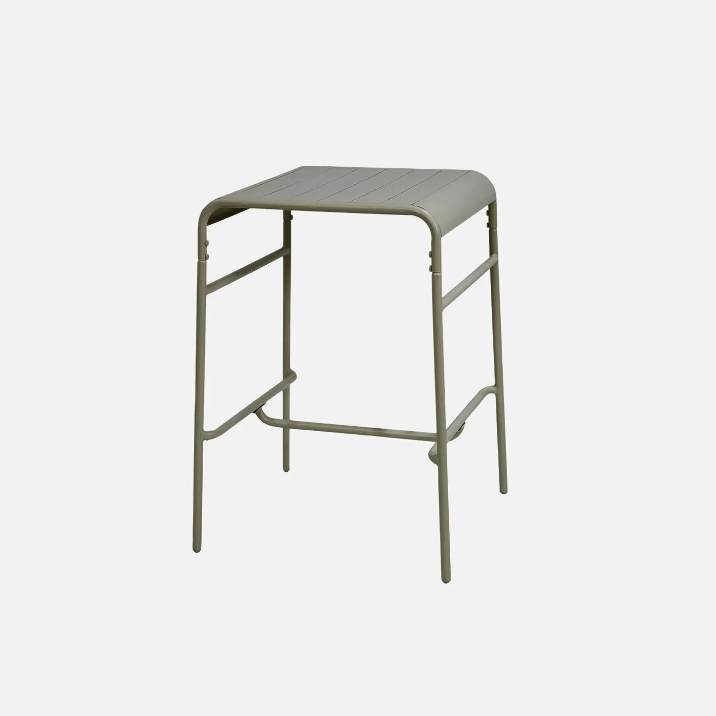 2-seater metal high garden table