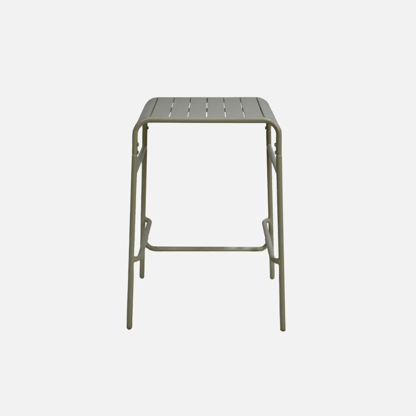 2-seater metal high garden table