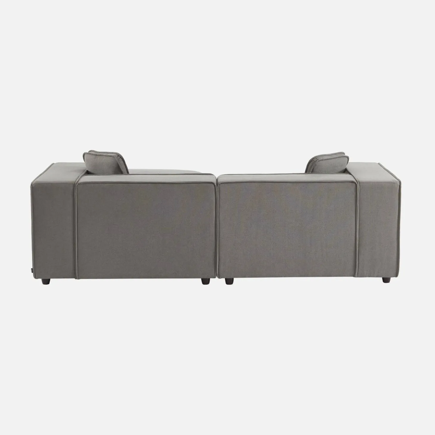 2-3 seater modular sofa with water-repellent fabric and footstool