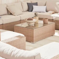 12-14-seater premium polyrattan garden sofa set