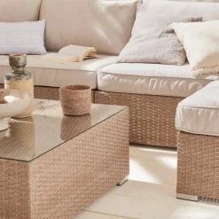8-10-seater premium polyrattan garden sofa set