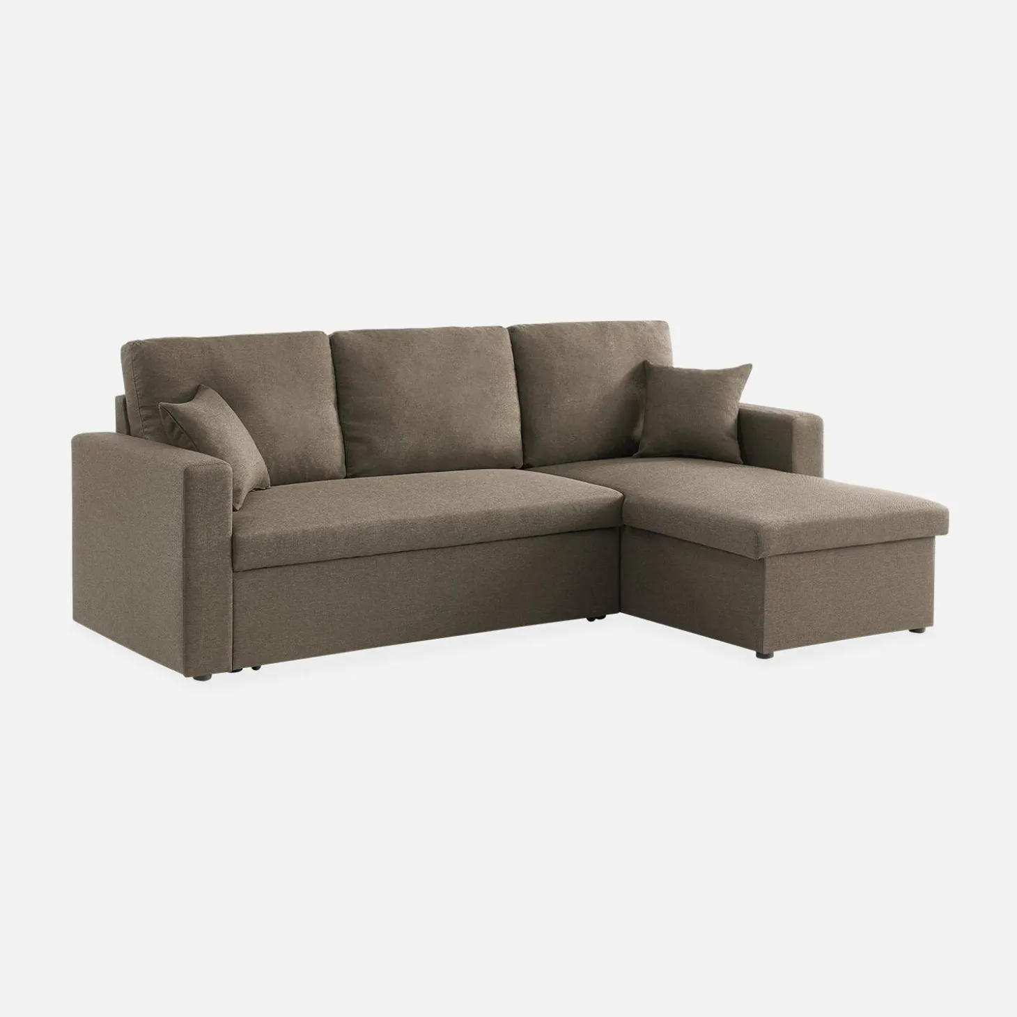 3-seater reversible corner sofa bed with storage