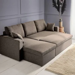 3-seater reversible corner sofa bed with storage