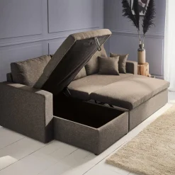 3-seater reversible corner sofa bed with storage