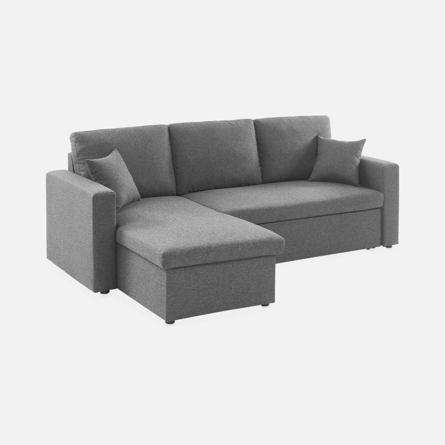 3-seater reversible corner sofa bed with storage