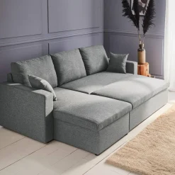 3-seater reversible corner sofa bed with storage