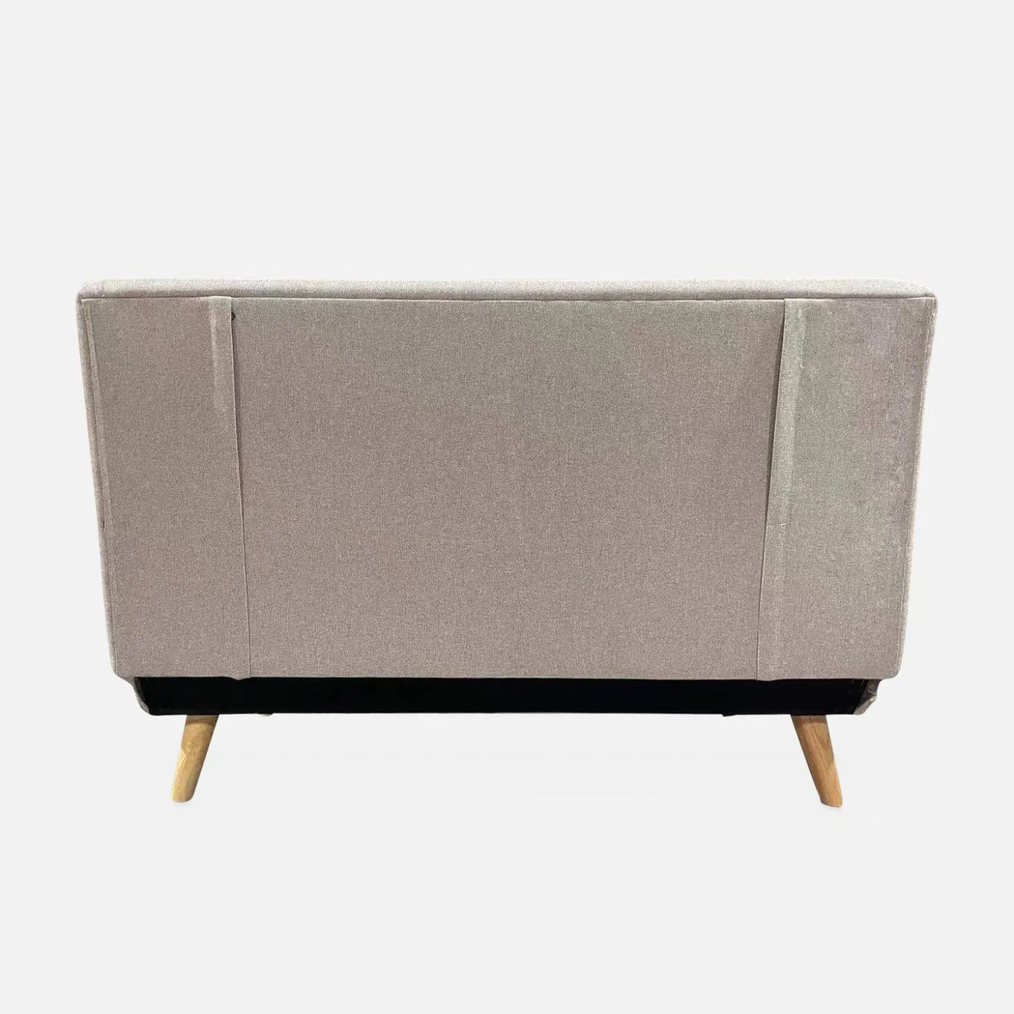 2-seater scandi-style folding sofa bed