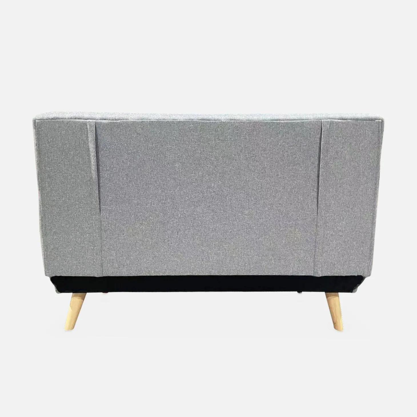 2-seater scandi-style folding sofa bed