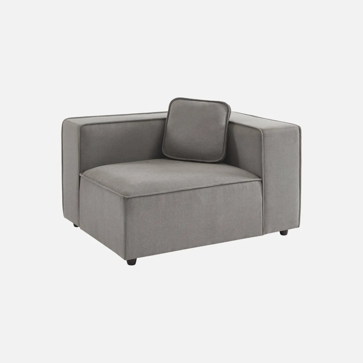 2-seater water-repellent, modular sofa