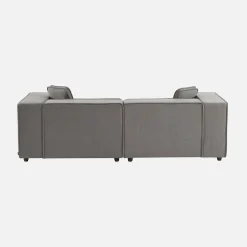 2-seater water-repellent, modular sofa