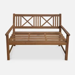 3-seater wooden bench