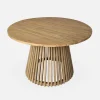 4-seater wooden dining table, indoor/outdoor
