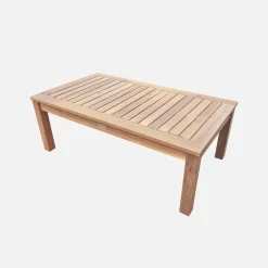 4-seater wooden garden sofa set