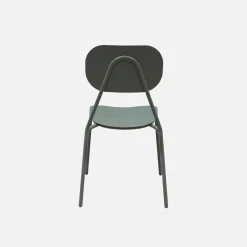 Set of 4 aluminium garden chairs
