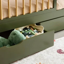 Set of 2 children's bed drawers pine wood