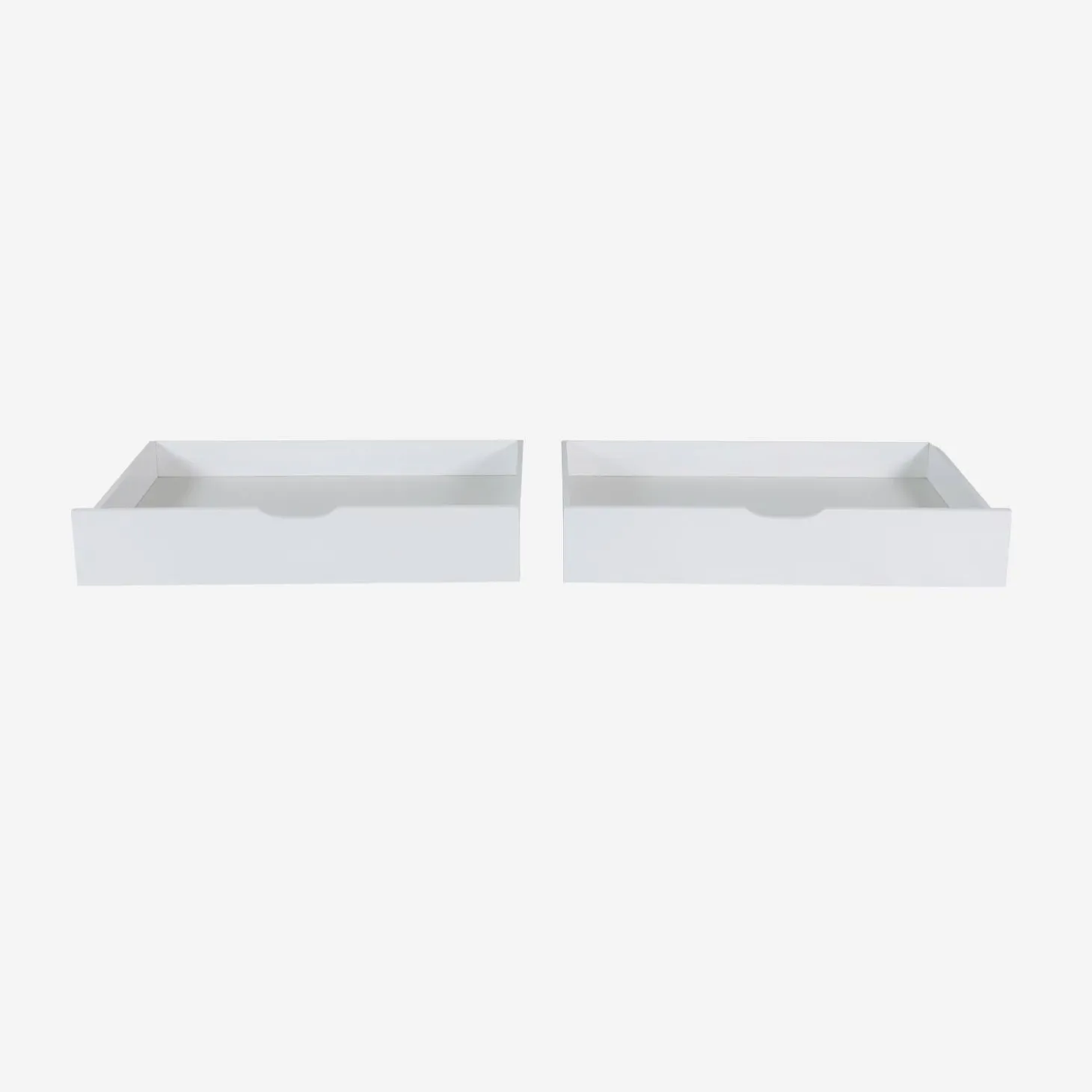 Set of 2 children's bed drawers pine wood