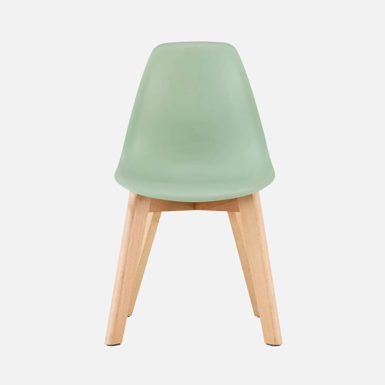 Set of 2 children's chairs Scandinavian style with beech wood