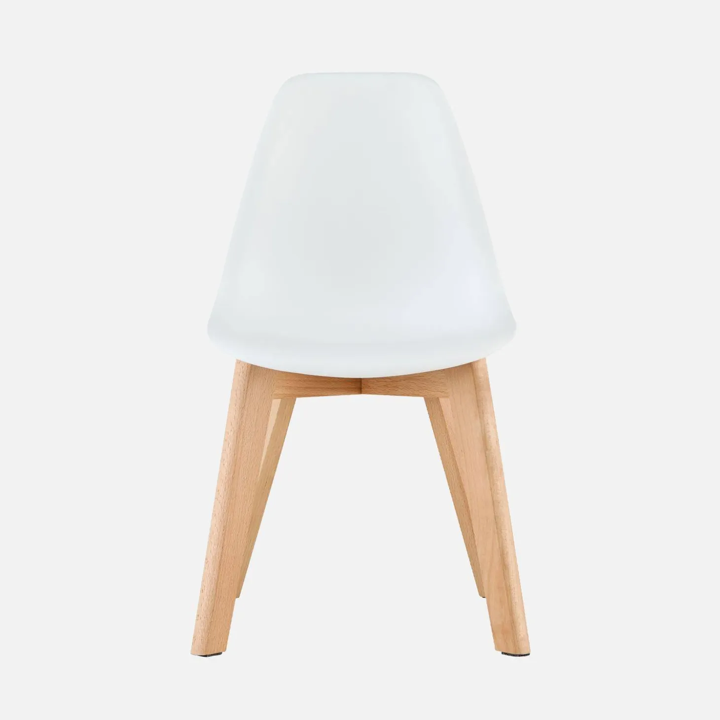 Set of 2 children's chairs Scandinavian style with beech wood