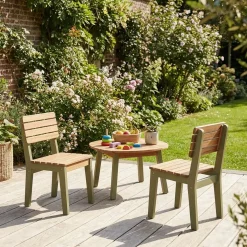Set of 2 children's wooden chair