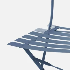 Set of 2 folding garden chairs