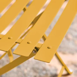 Set of 2 folding garden chairs