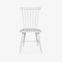 Set of 4 hevea wooden chairs