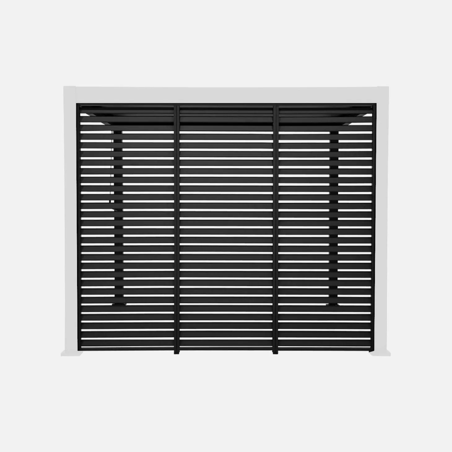 Set of 3 louvers 100cm for bioclimatic pergola Triomphe 3x3m V2 3x4m 3x6m