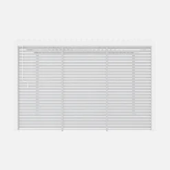 Set of 3 louvers 130cm for bioclimatic pergola Triomphe 3x4m