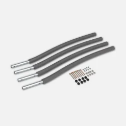 Set of 4 lower poles for trampoline safety net, 305-490cm