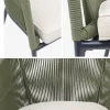 Set of 4 metal and rope garden chairs