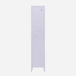 Set of 3 metal cabinets/lockers with 4 storage compartments, industrial-style