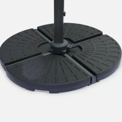Set of 4 rounded weight slabs 48x48cm