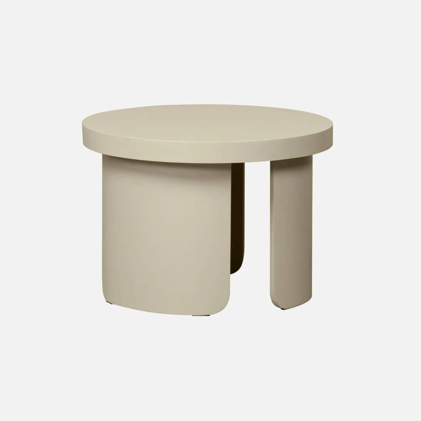 Set of 2 round nesting coffee tables