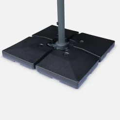 Set of 4 square weight slabs 51.5x51.5cm