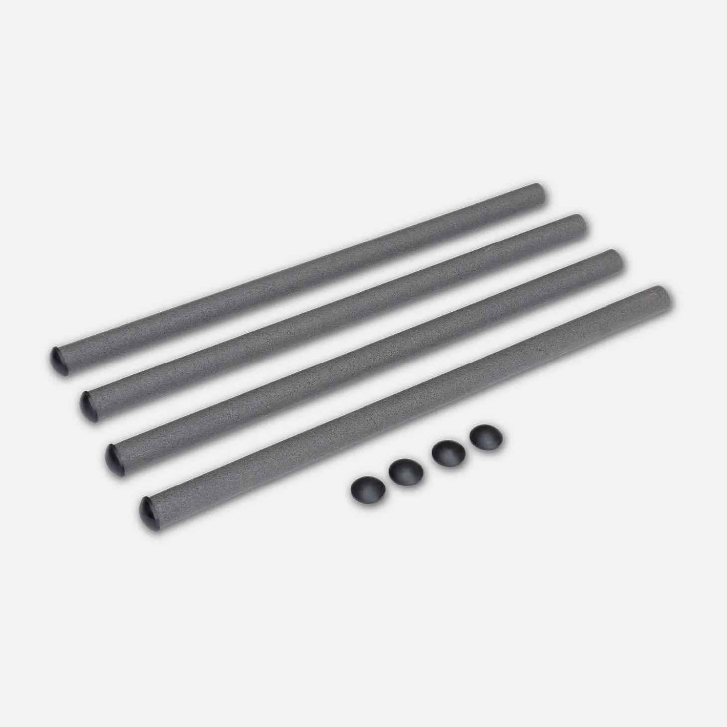 Set of 4 upper poles for 305-490cm trampoline safety net