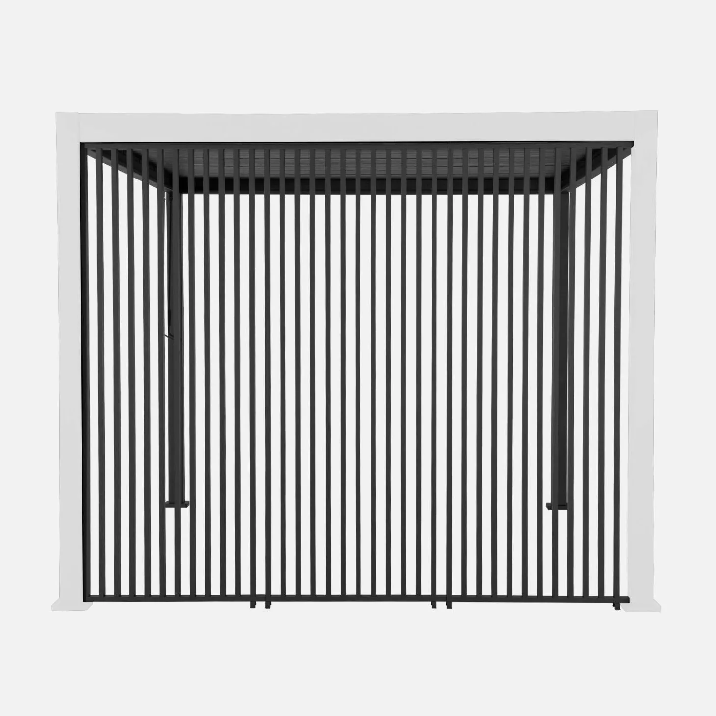 Set of 3 vertical louvers 100cm for bioclimatic pergola Triomphe