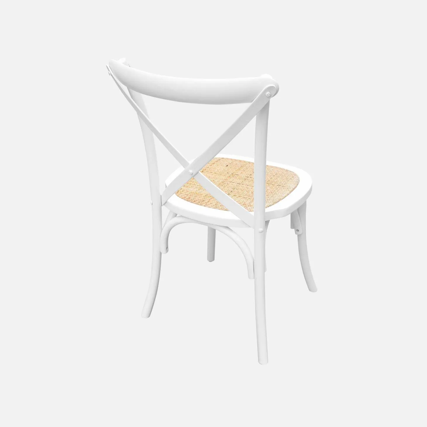 Set of 2 Vintage Wooden Bistro Chairs