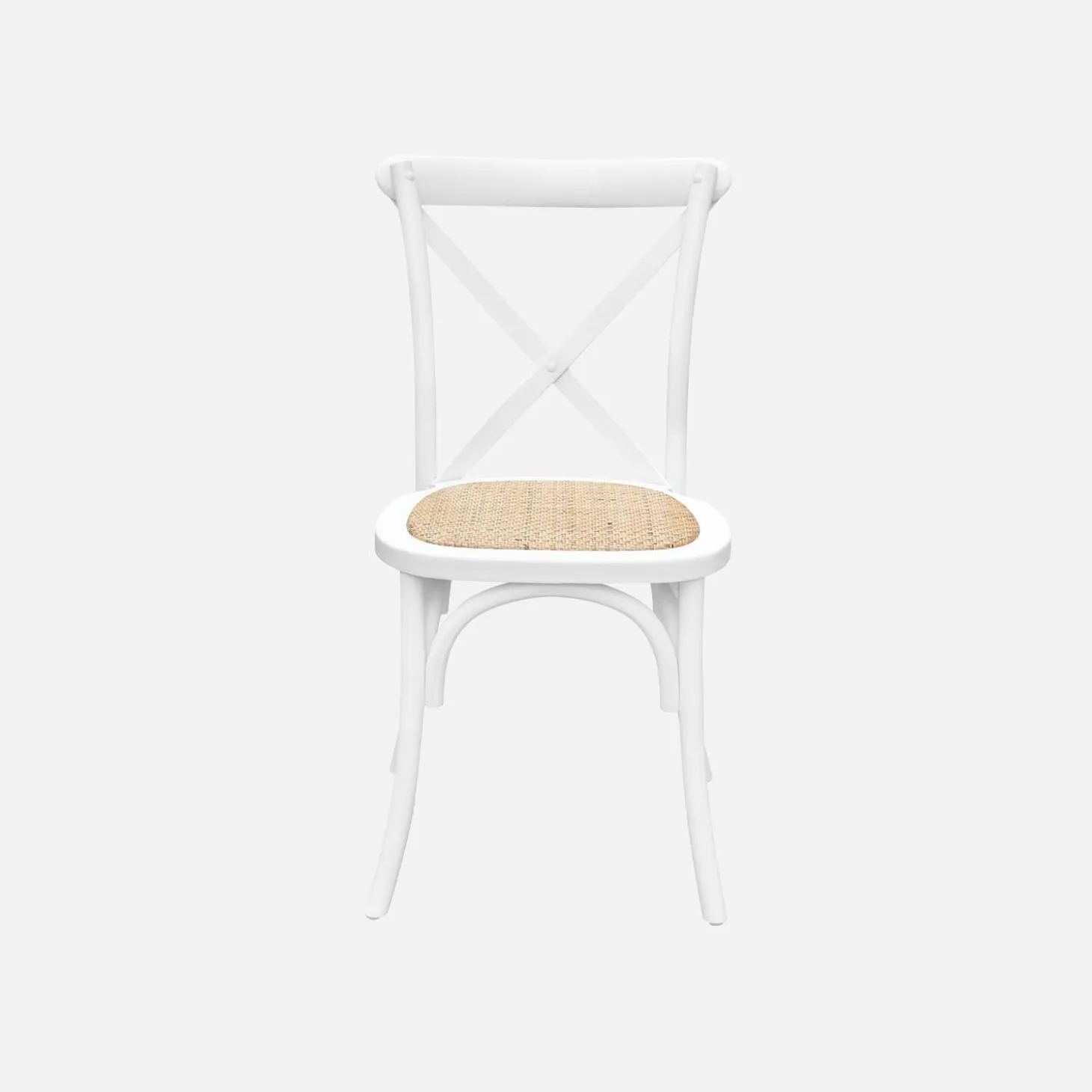Set of 2 Vintage Wooden Bistro Chairs
