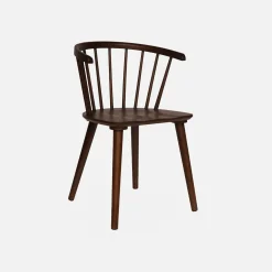 Set of 4 wooden and plywood chairs